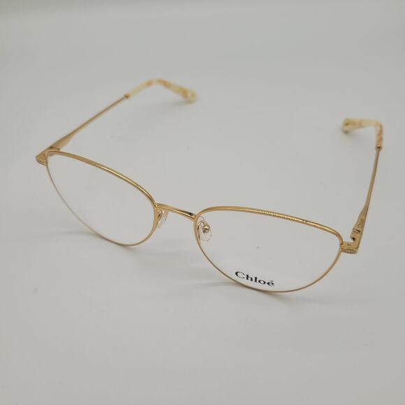Chloe NIB Women\'s Palma Yellow Gold 56mm Sunglasses CE2159 717 B main image 8